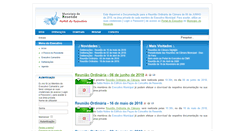 Desktop Screenshot of executivo.cm-resende.pt