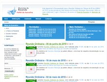 Tablet Screenshot of executivo.cm-resende.pt